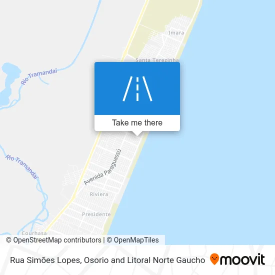 Rua Simões Lopes map