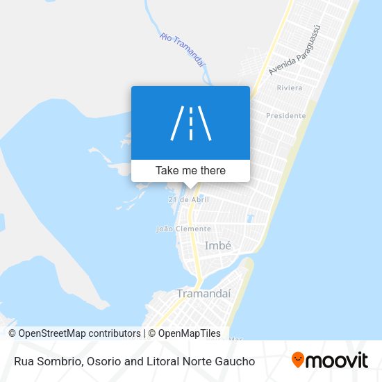 Rua Sombrio map