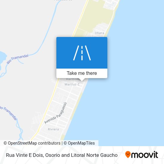 Rua Vinte E Dois map