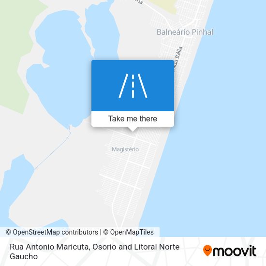 Rua Antonio Maricuta map