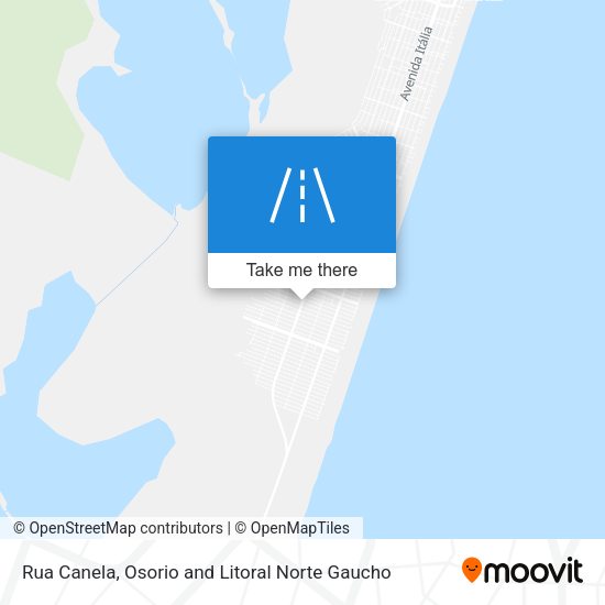 Rua Canela map