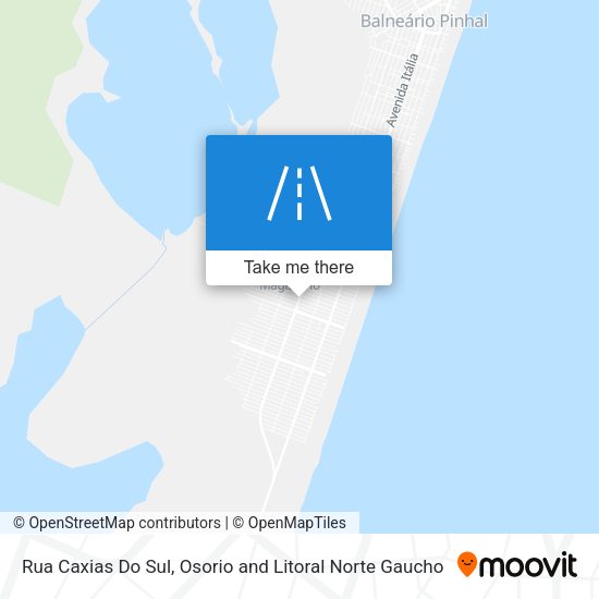 Rua Caxias Do Sul map