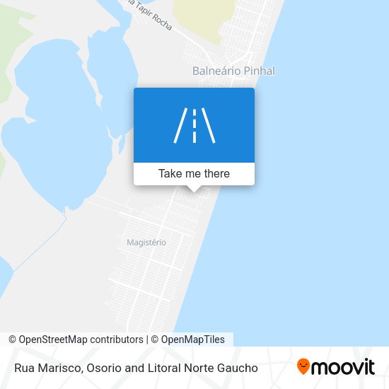 Rua Marisco map