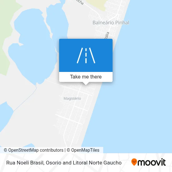 Rua Noeli Brasil map