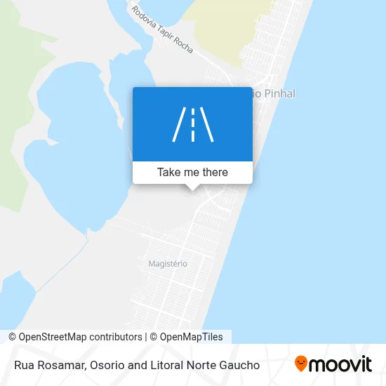 Rua Rosamar map