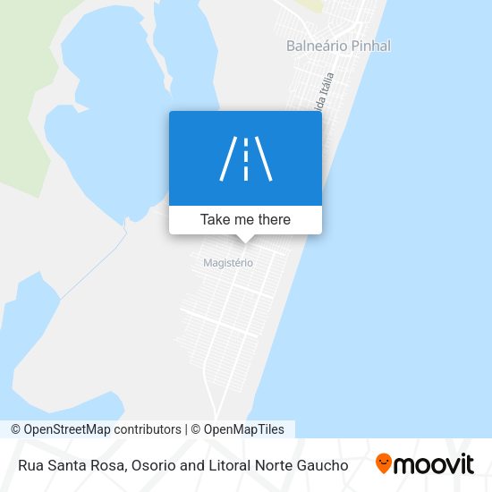 Rua Santa Rosa map