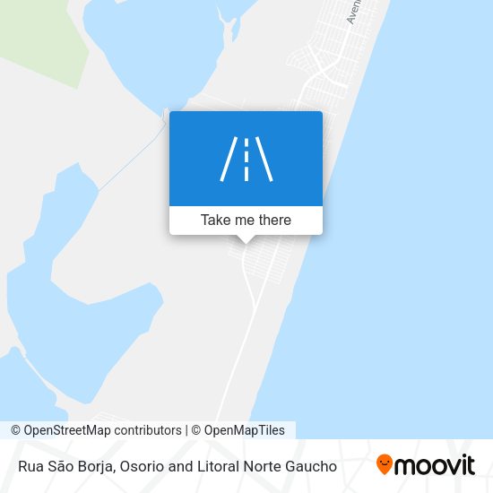 Rua São Borja map