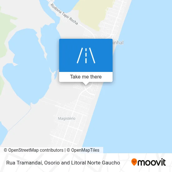Rua Tramandaí map