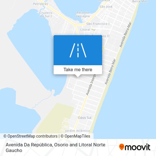 Avenida Da República map