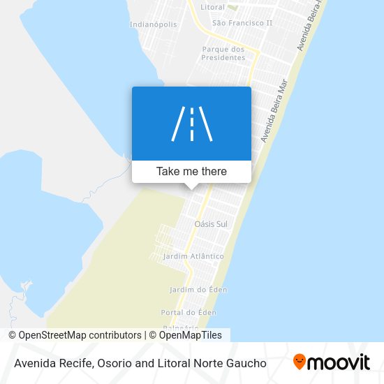 Avenida Recife map