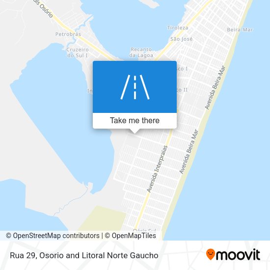 Rua 29 map