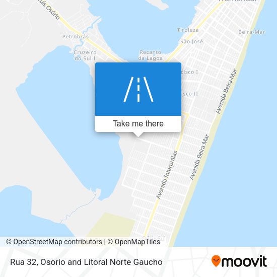 Rua 32 map