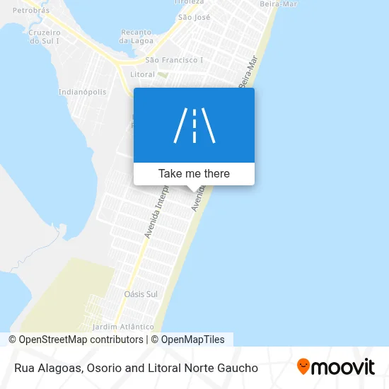 Rua Alagoas map