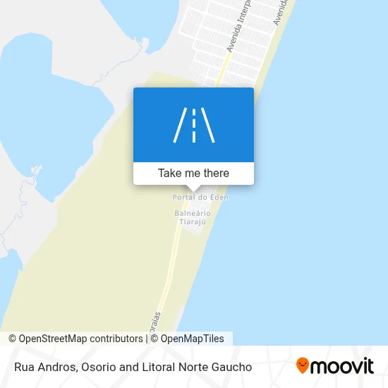 Rua Andros map