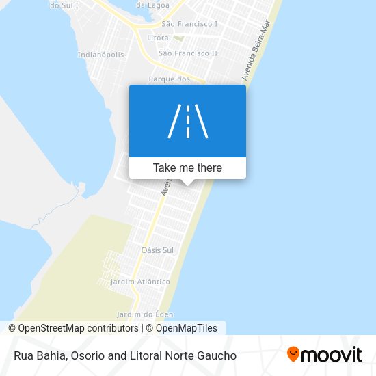 Rua Bahia map