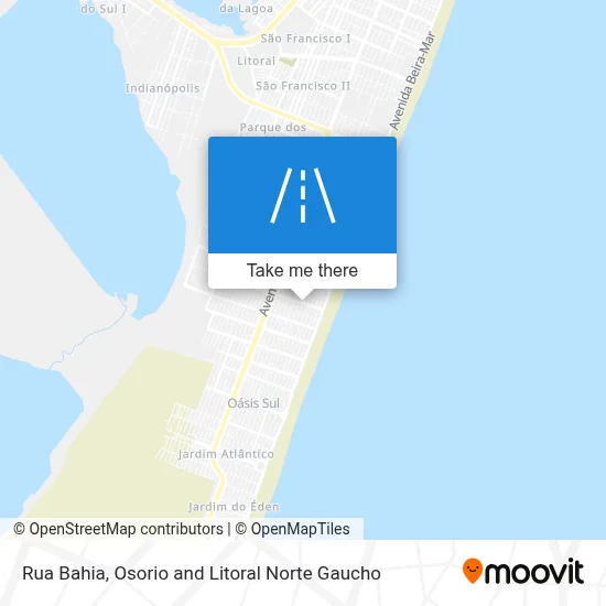 Rua Bahia map