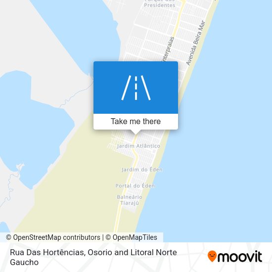 Rua Das Hortências map