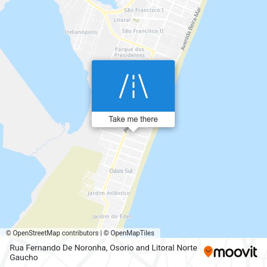 Rua Fernando De Noronha map