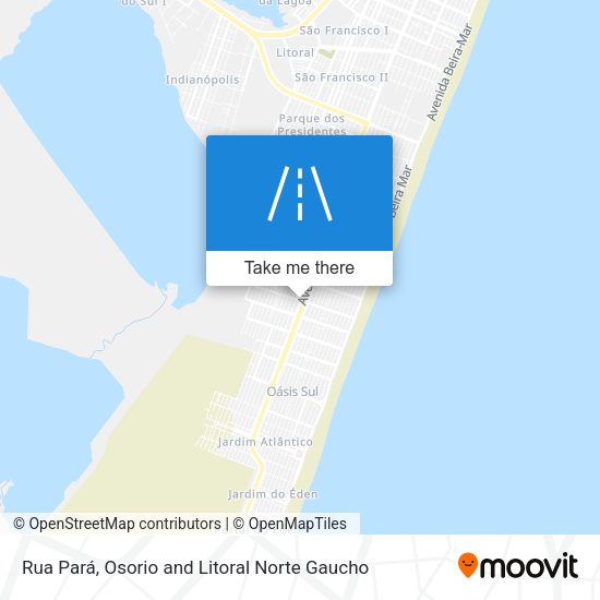 Rua Pará map