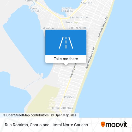 Rua Roraima map