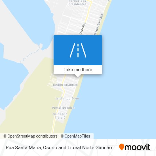 Rua Santa Maria map