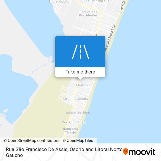 Rua São Francisco De Assis map