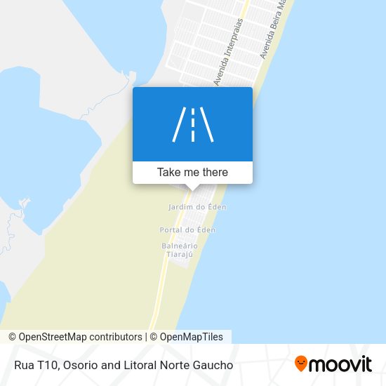 Rua T10 map