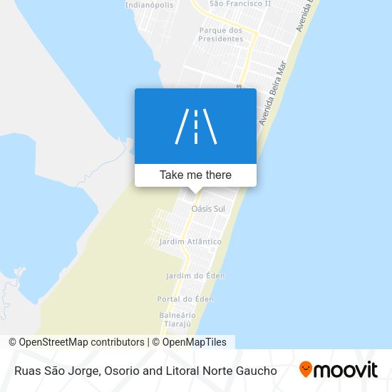 Ruas São Jorge map