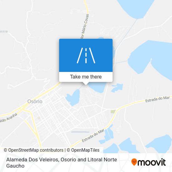 Alameda Dos Veleiros map