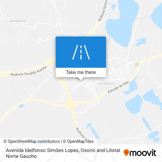 Avenida Idelfonso Simões Lopes map