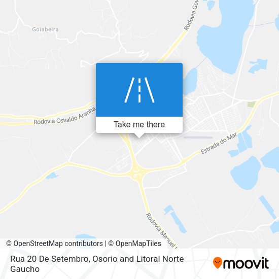 Rua 20 De Setembro map
