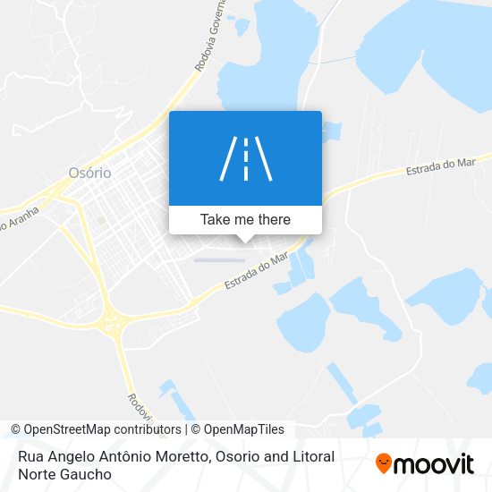 Rua Angelo Antônio Moretto map