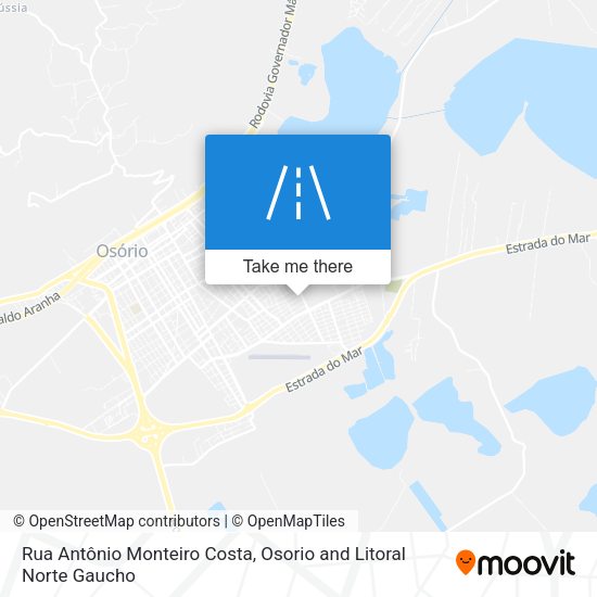 Rua Antônio Monteiro Costa map