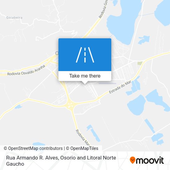 Rua Armando R. Alves map