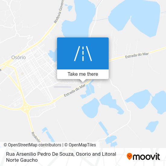 Rua Arsenilio Pedro De Souza map