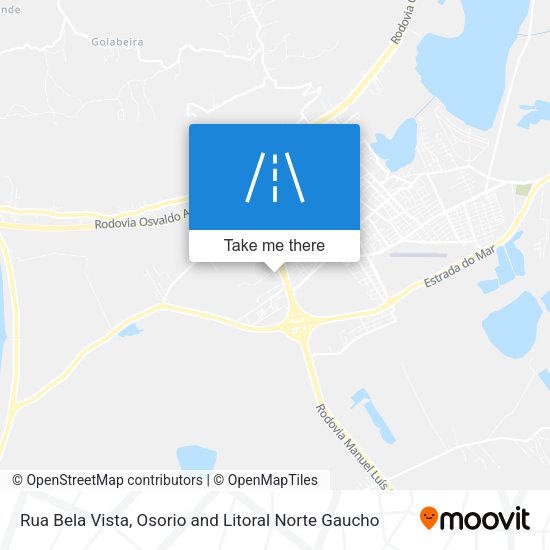 Rua Bela Vista map