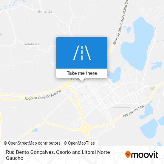 Rua Bento Gonçalves map