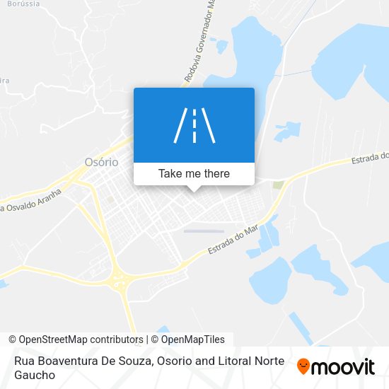 Rua Boaventura De Souza map