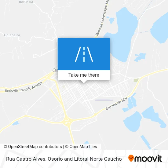 Rua Castro Alves map