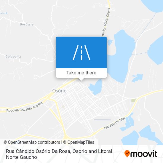 Rua Cândido Osório Da Rosa map