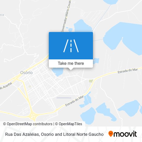 Rua Das Azaléias map