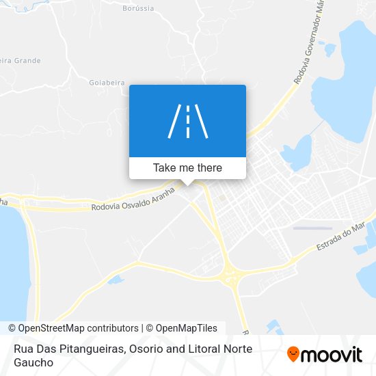Rua Das Pitangueiras map