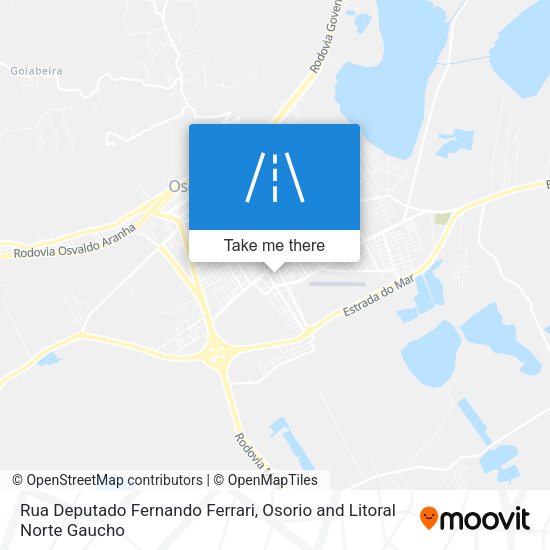 Rua Deputado Fernando Ferrari map