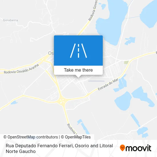 Rua Deputado Fernando Ferrari map