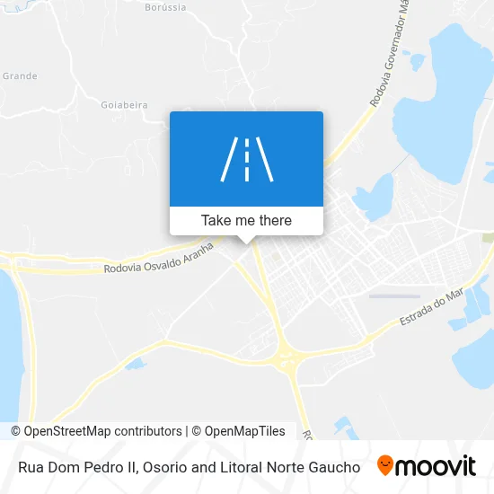 Rua Dom Pedro II map