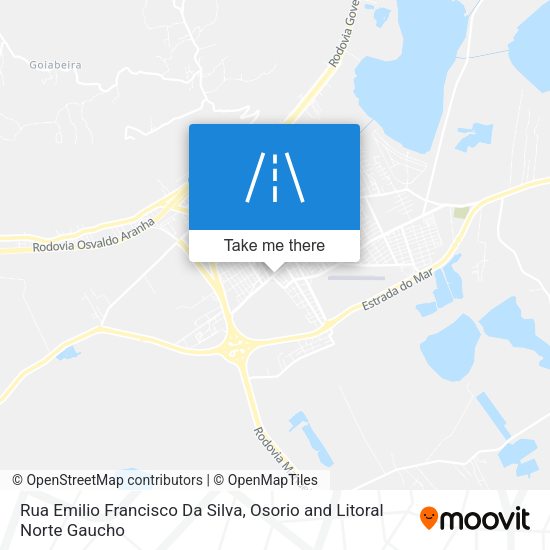 Rua Emilio Francisco Da Silva map
