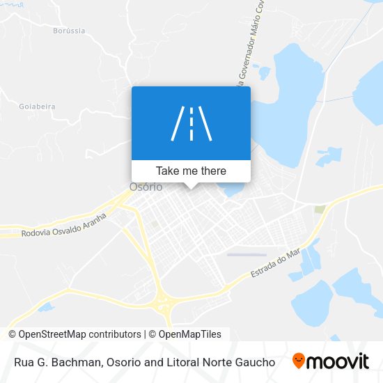 Rua G. Bachman map