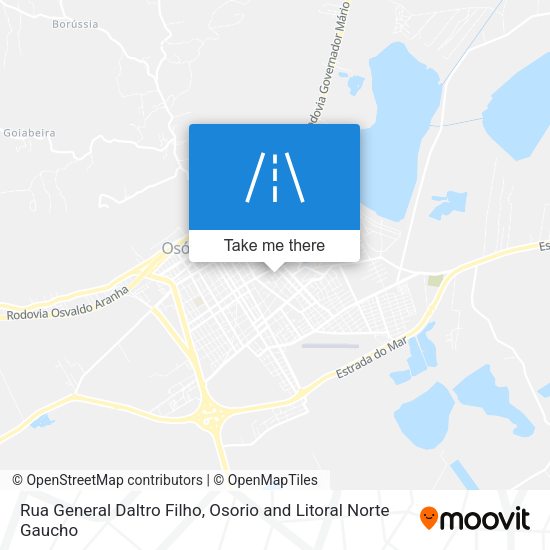 Rua General Daltro Filho map