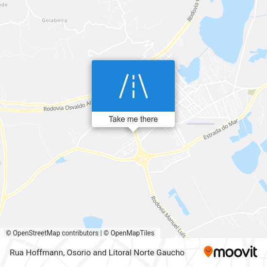 Rua Hoffmann map