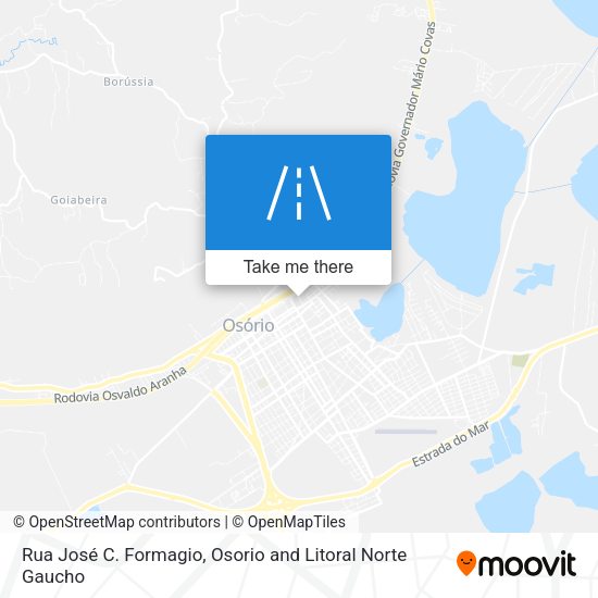 Rua José C. Formagio map